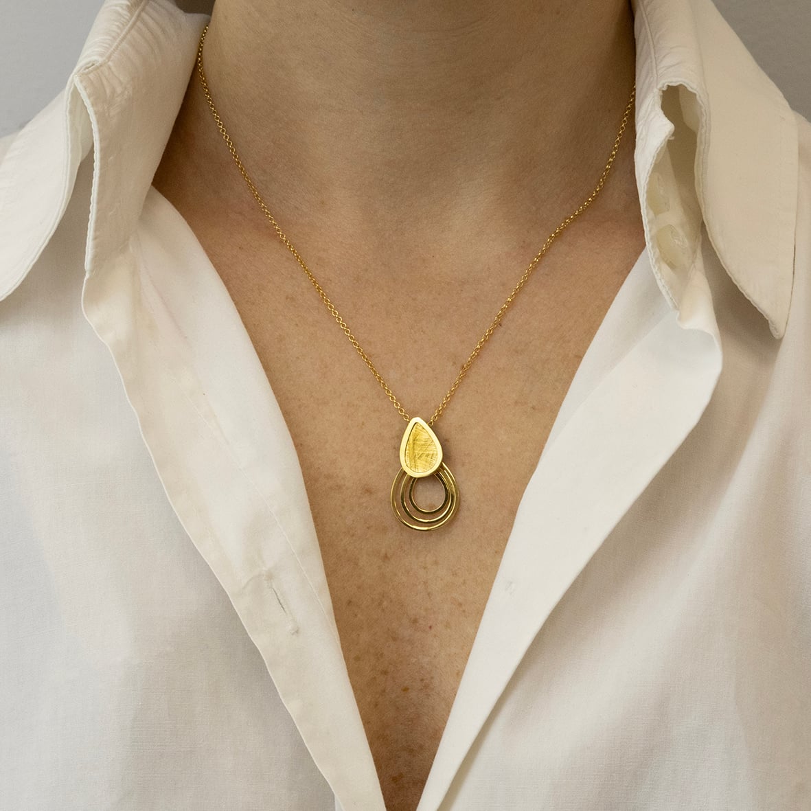 Κολιέ ασήμι 925 επιχρυσωμένο