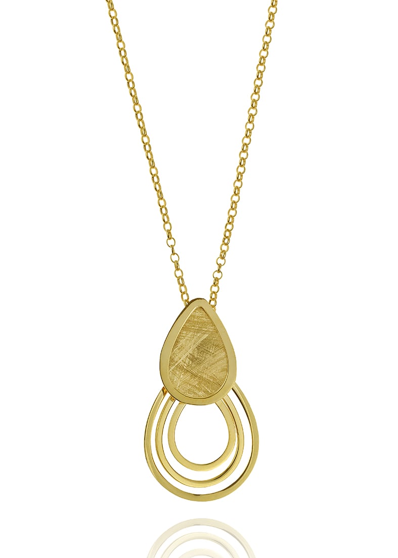 Κολιέ ασήμι 925 επιχρυσωμένο