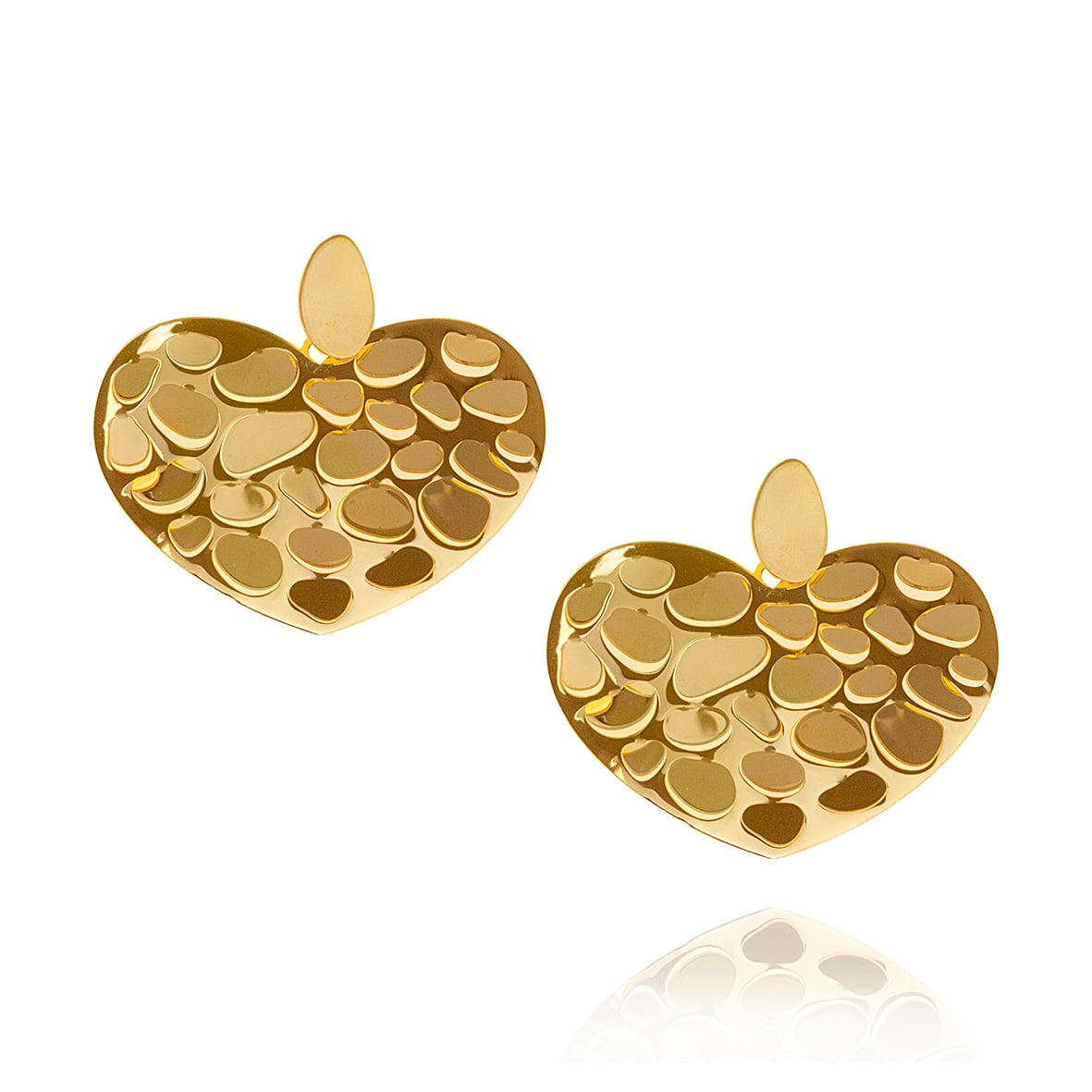 Σκουλαρίκια ασήμι 925 επιχρυσωμένα