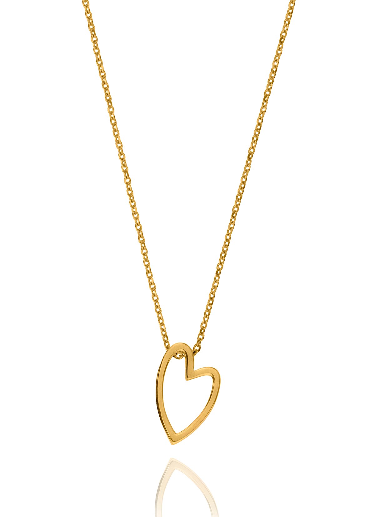 Necklace silver 925 yellow gold plated