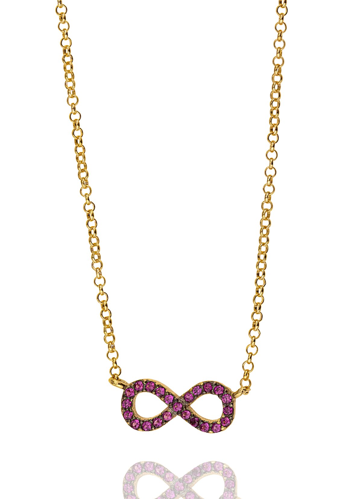 Κολιέ ασήμι 925 επιχρυσωμένο με zirconia