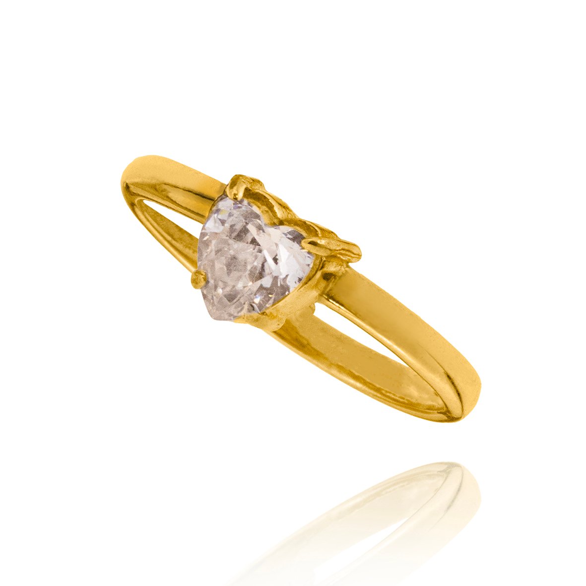 Δαχτυλίδι ασήμι 925 επιχρυσωμένο με zirconia