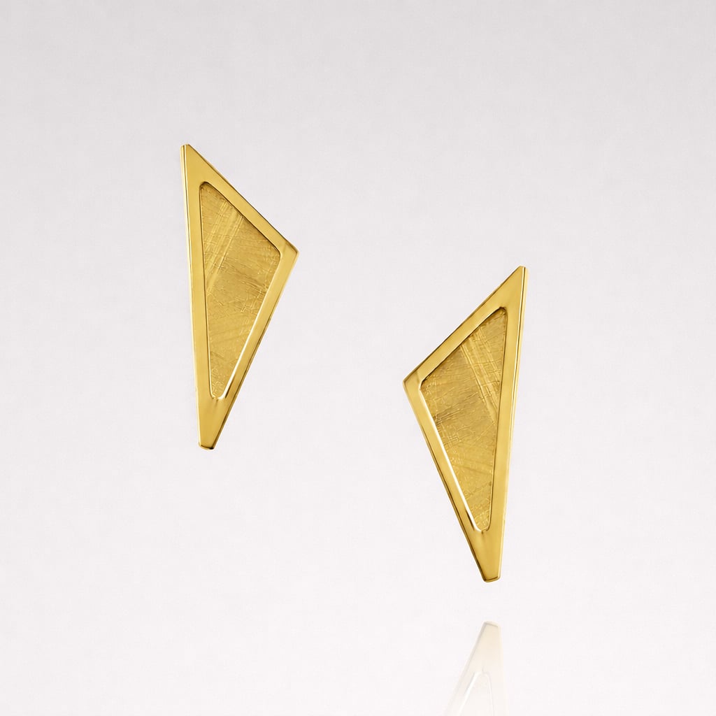 Σκουλαρίκια ασήμι 925 επιχρυσωμένα