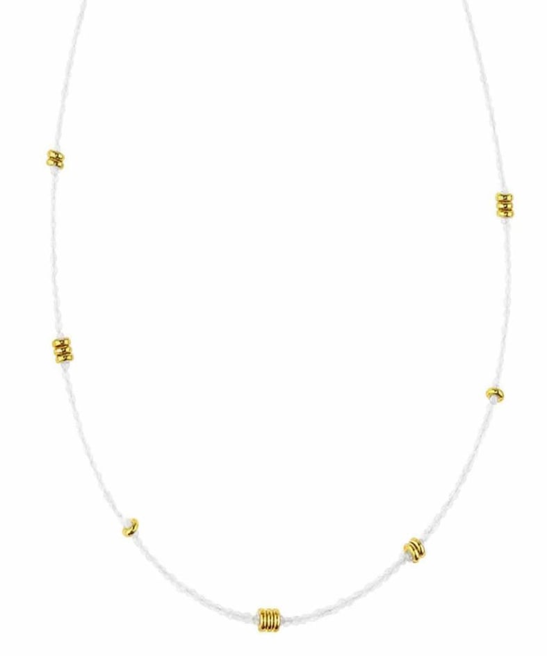 Κολιέ ασήμι 925 επιχρυσωμένο με πέτρες ορυκτές