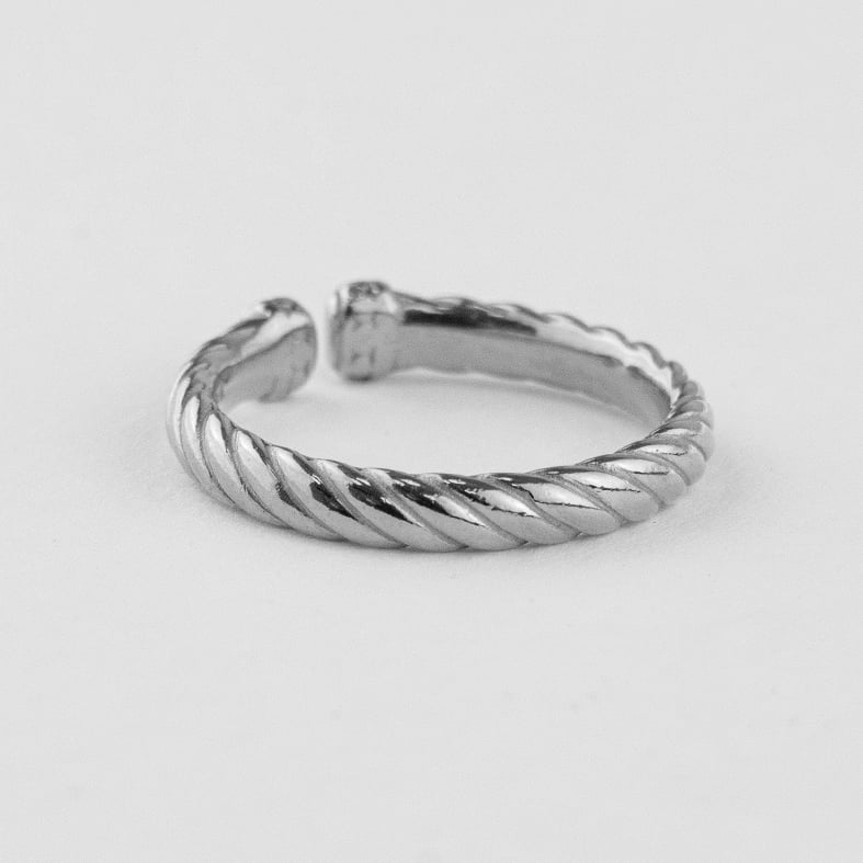 Δαχτυλίδι ασήμι 925 επιπλατινωμένο