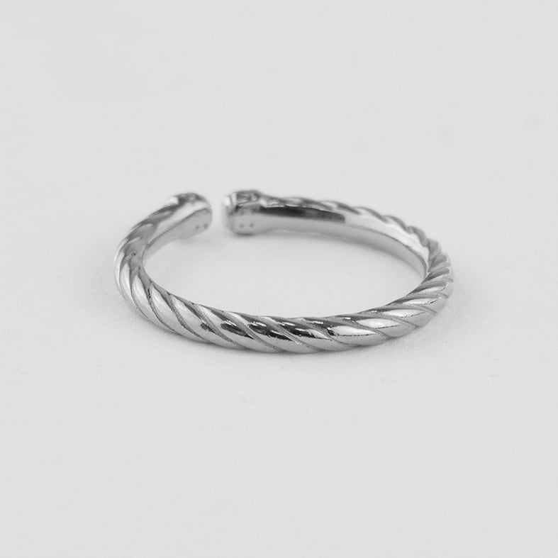 Δαχτυλίδι ασήμι 925 επιπλατινωμένο