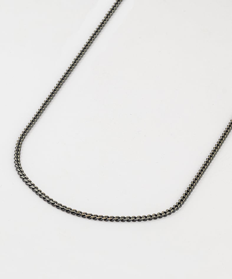 Κολιέ ασήμι 925 με μαύρη επιροδίωση