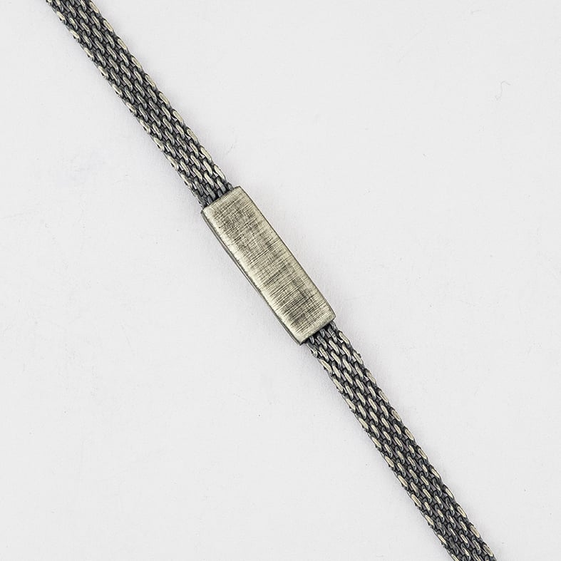 Βραχιόλι ασήμι 925 με μαύρη επιροδίωση