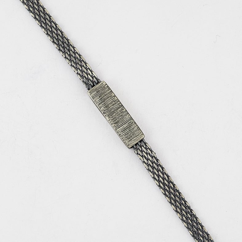 Βραχιόλι ασήμι 925 με μαύρη επιροδίωση