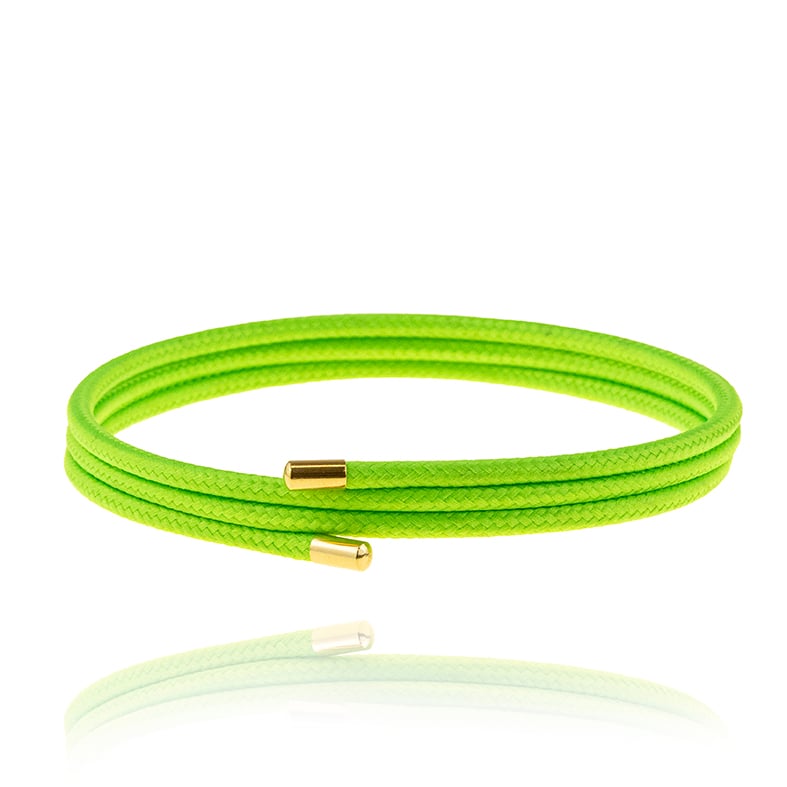 Βραχιόλι μέταλλο από κορδόνι με μαγνητικό κλείσιμο