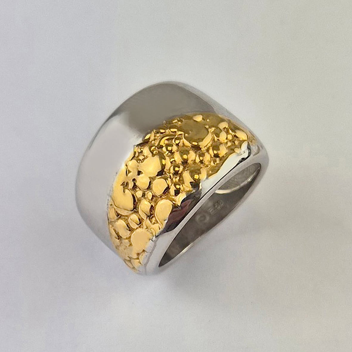 Δαχτυλίδι από ορείχαλκο με επιχρύσωση 18 καρατίων