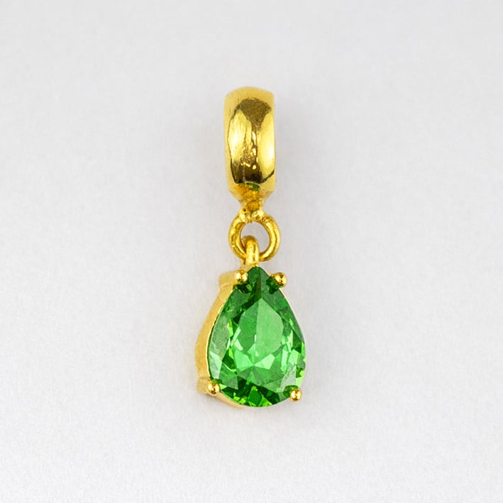 Μοτίφ ασήμι 925 δάκρυ με zirconia