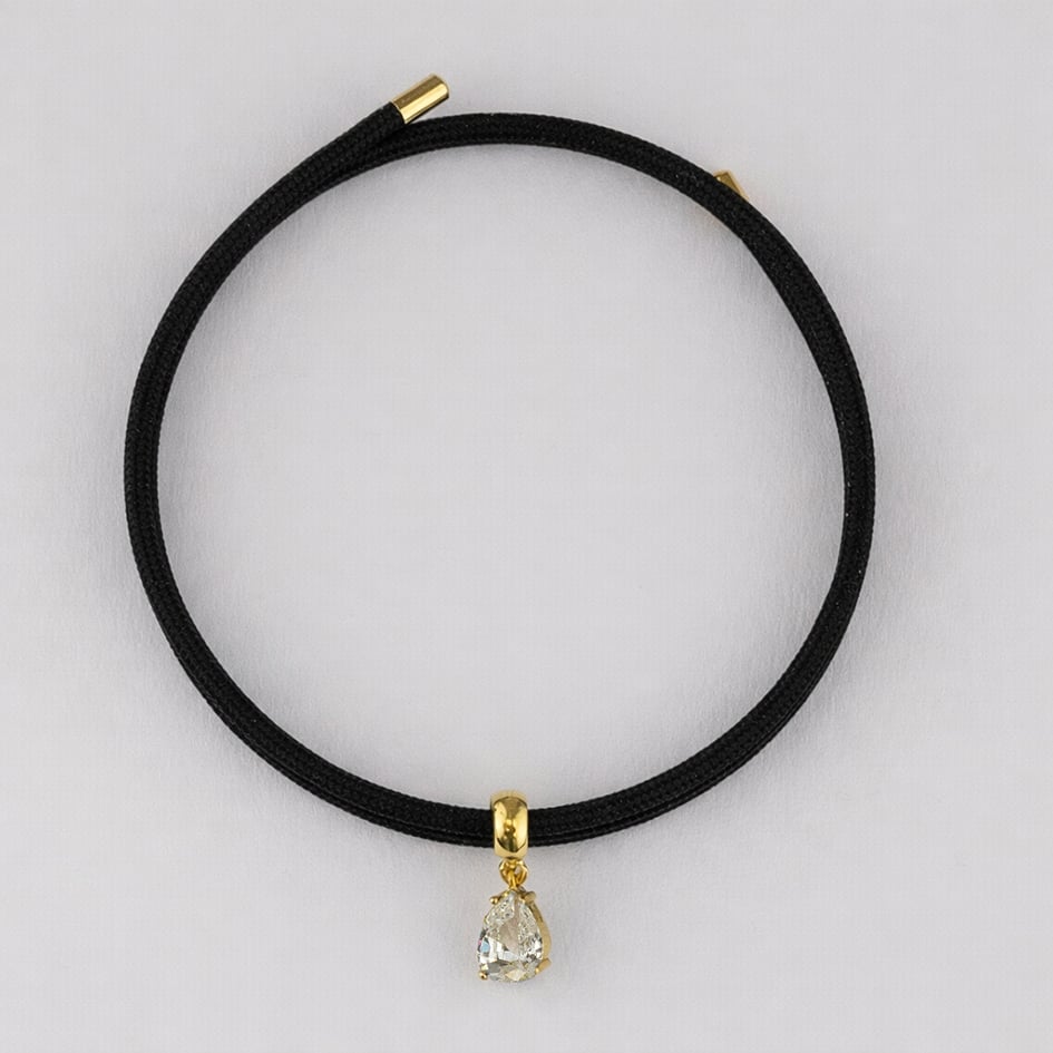 Μοτίφ ασήμι 925 δάκρυ με zirconia