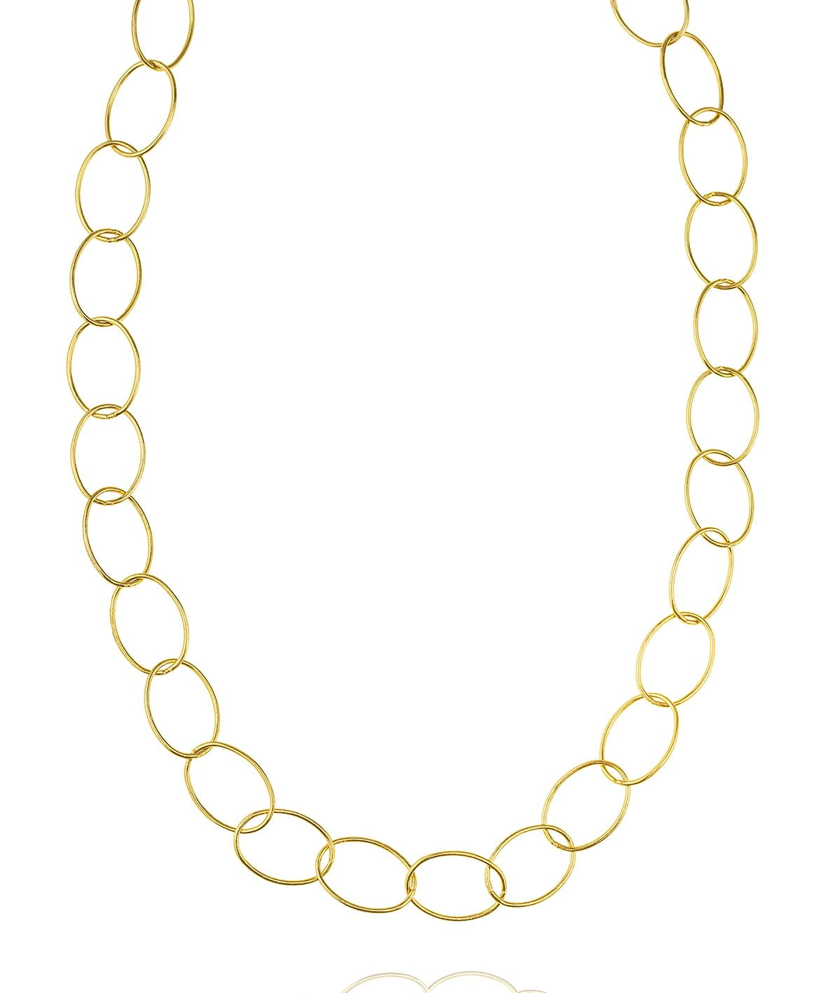 Κολιέ από ορείχαλκο με επιχρύσωση 18 καρατίων