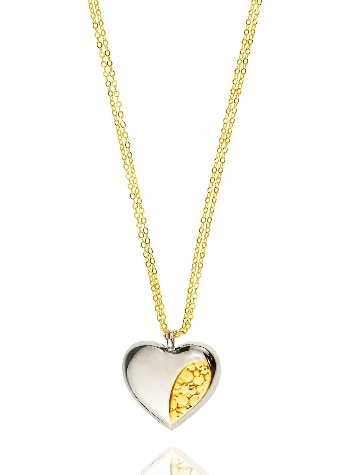 Κολιέ από ορείχαλκο με επιχρύσωση 18 καρατίων