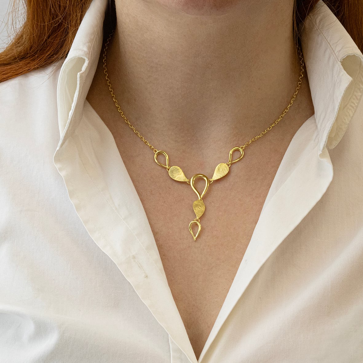 Κολιέ ασήμι 925 επιχρυσωμένο