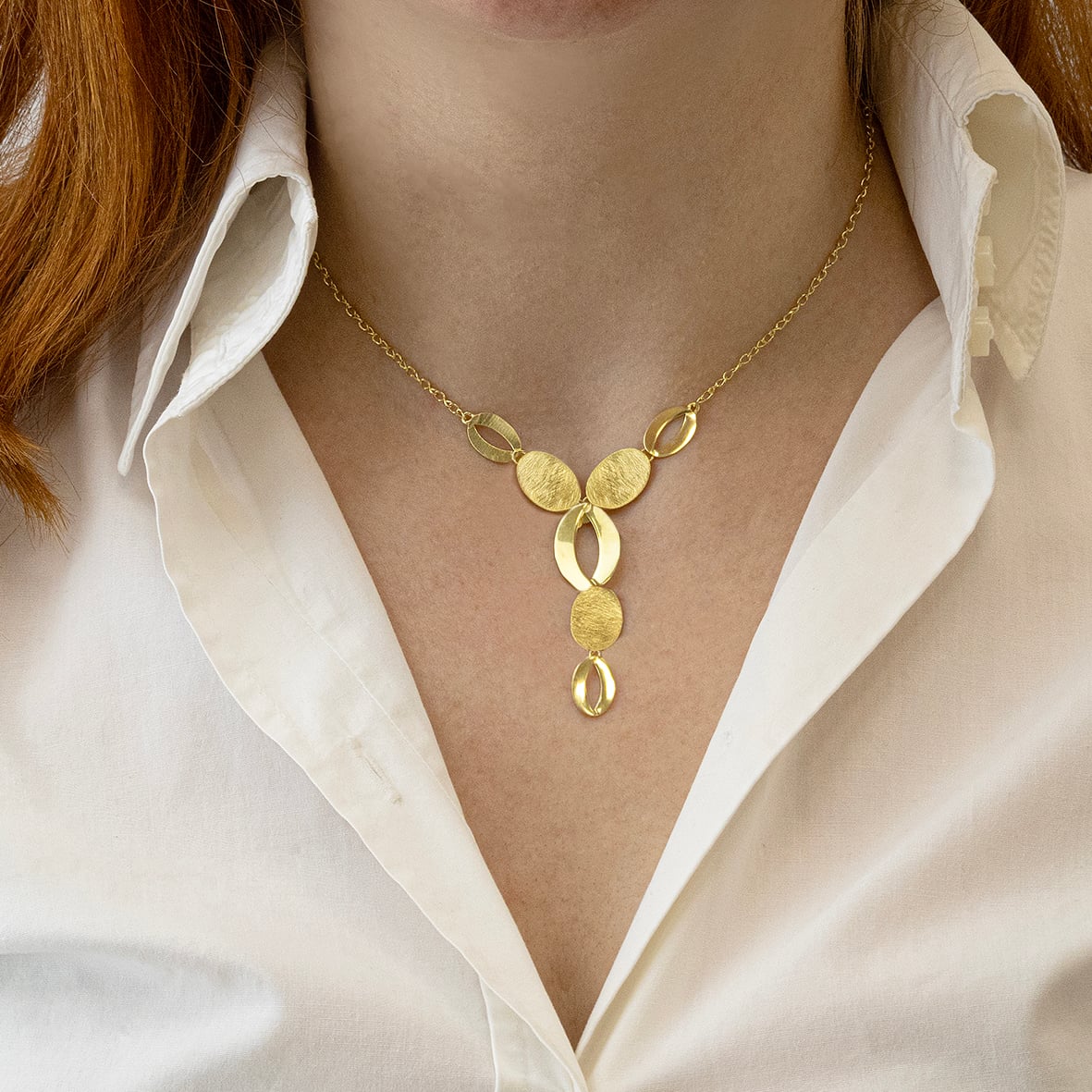 Κολιέ ασήμι 925 επιχρυσωμένο