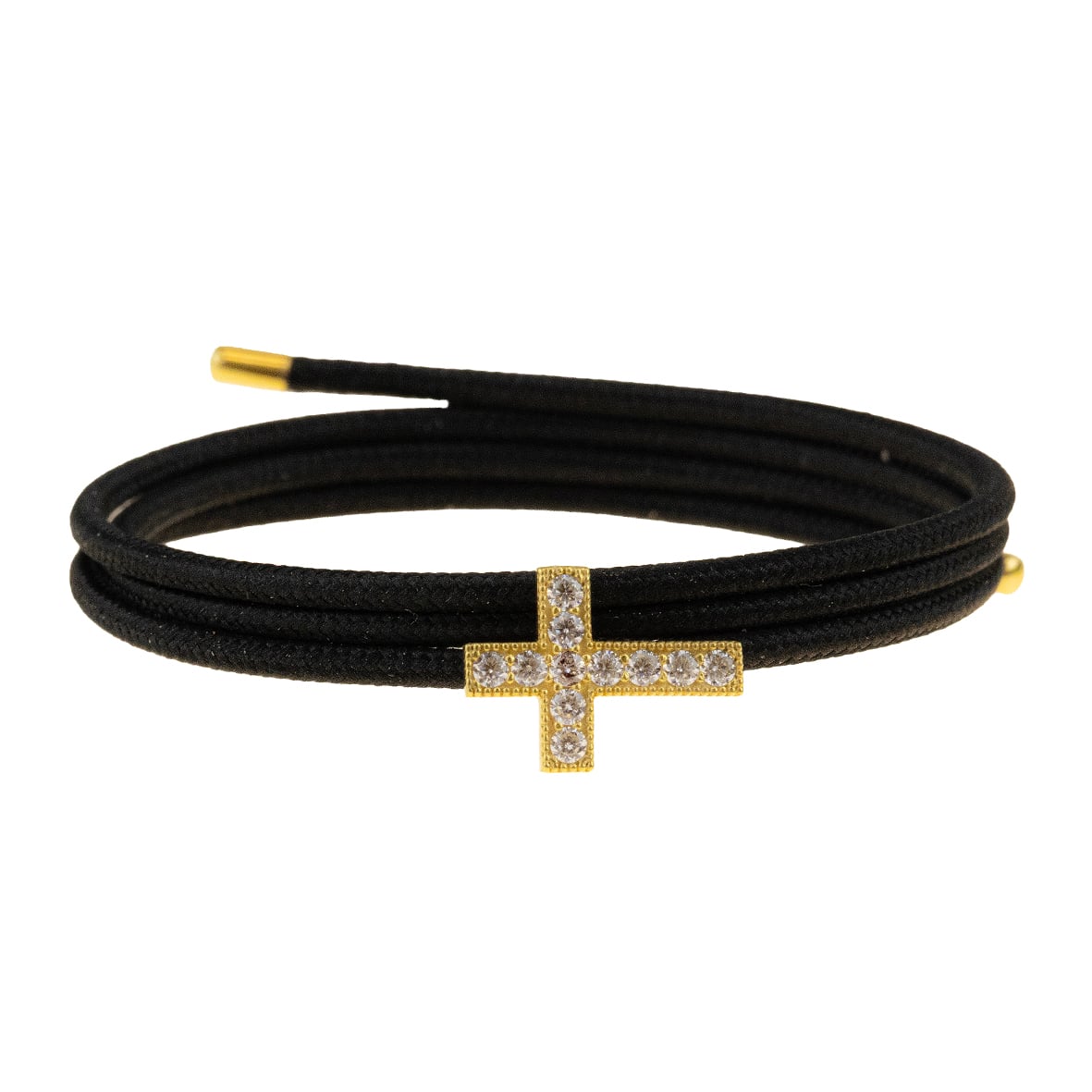 Charm silver 925 yellow gold plated with zirconia