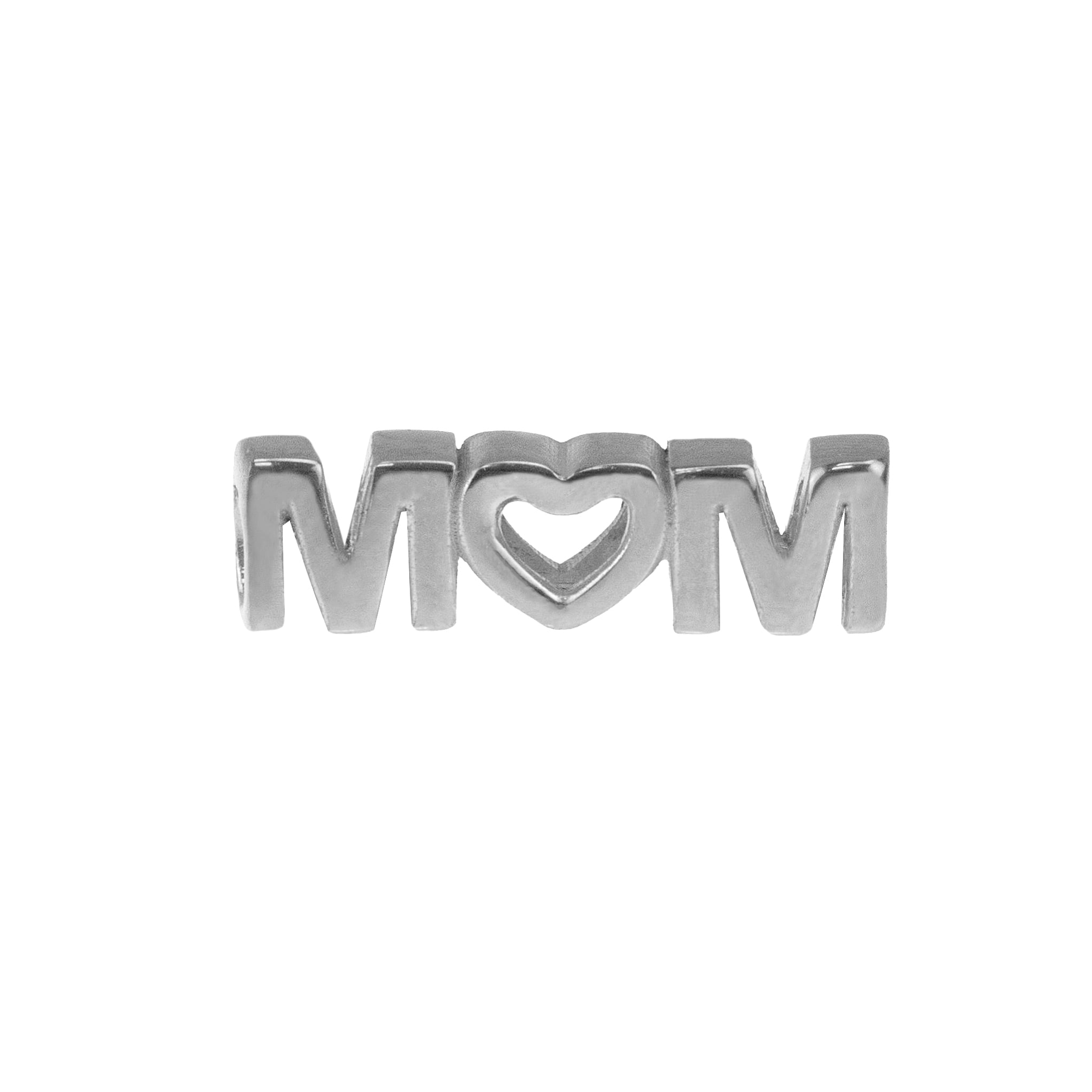 Μοτίφ ασήμι 925 MUM επιπλατινωμένο