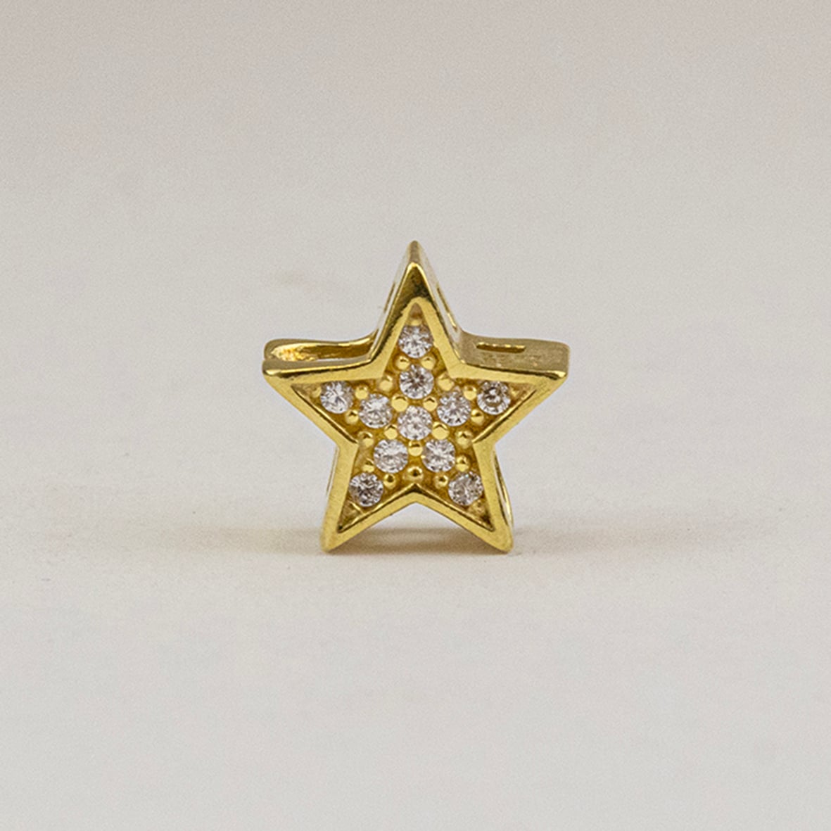 Μοτίφ ασήμι 925 επιχρυσωμένο με zirconia