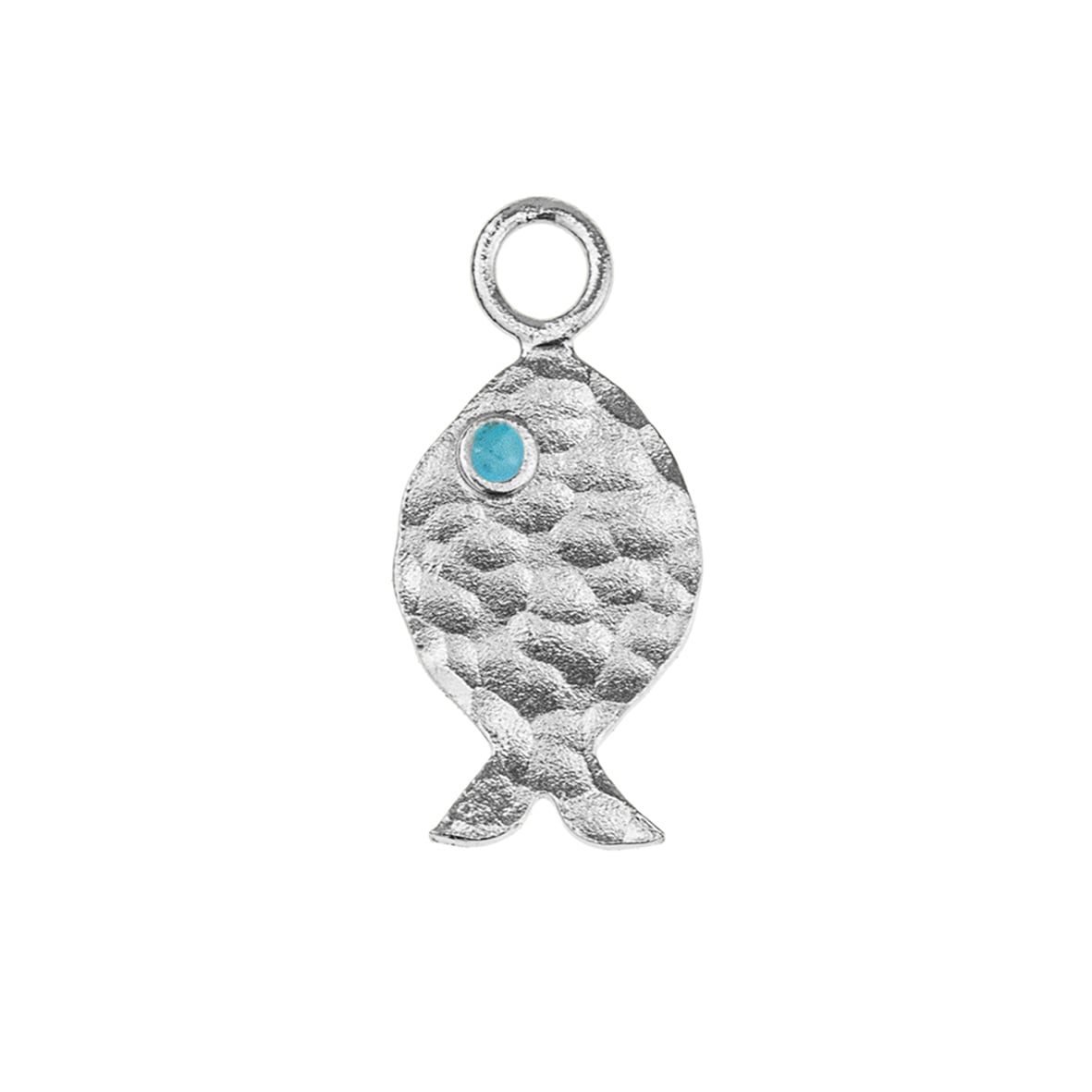 Pendant silver 925 rhodium plated with enamel