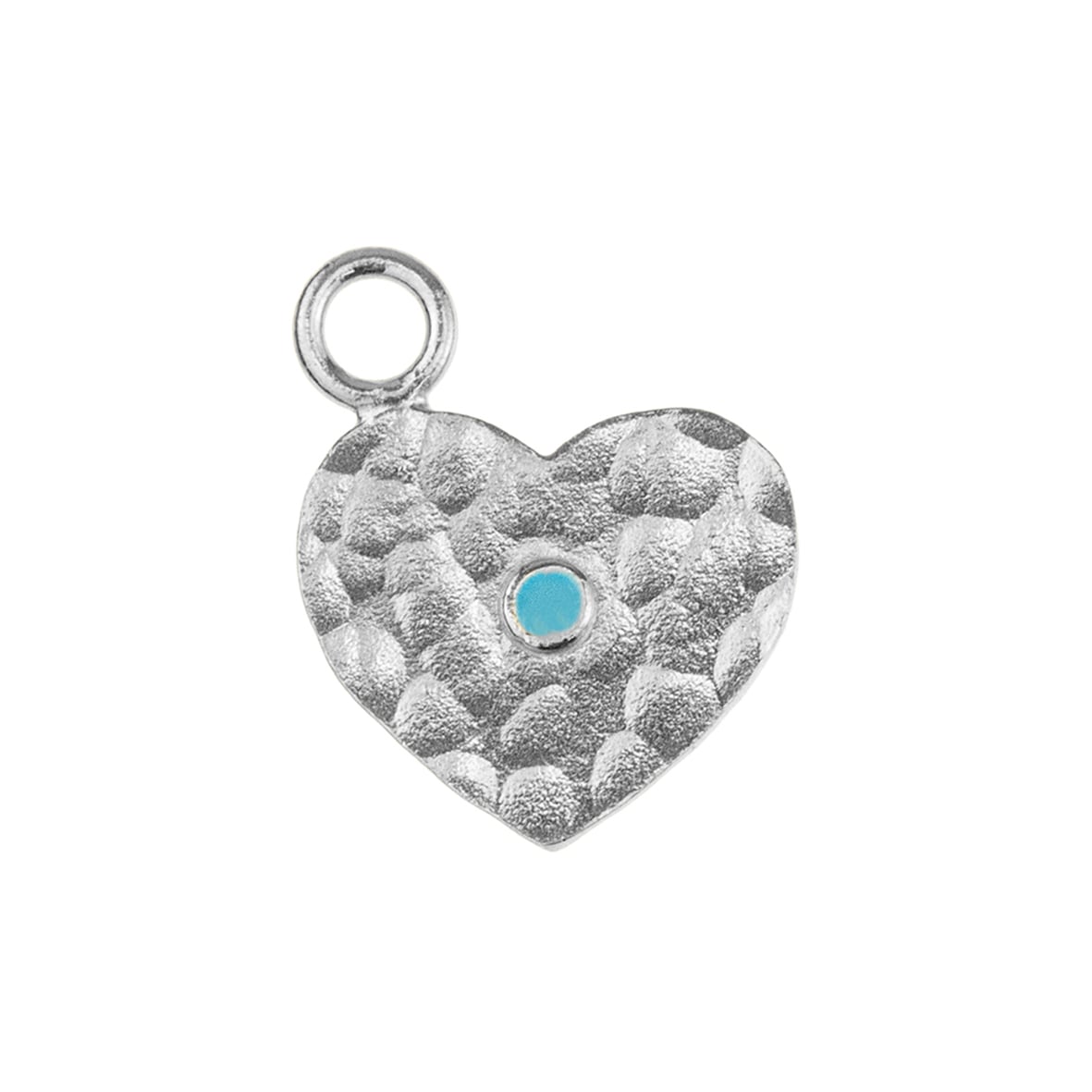 Pendant silver 925 rhodium plated with enamel