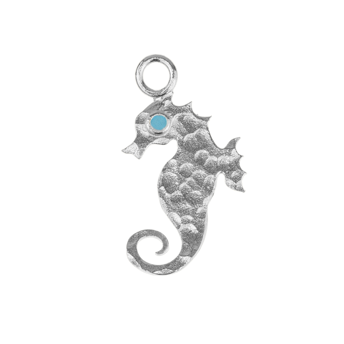 Pendant silver 925 rhodium plated with enamel