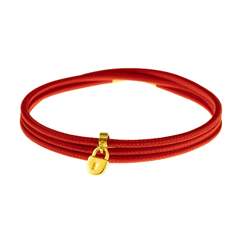 Charm silver 925 yellow gold plated