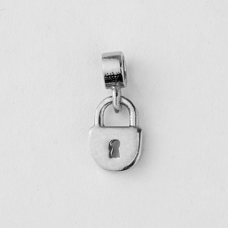 Charm silver 925 rhodium plated