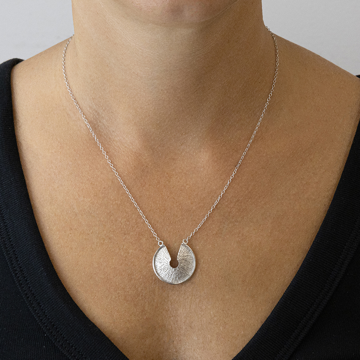 Necklace silver 925 rhodium plated