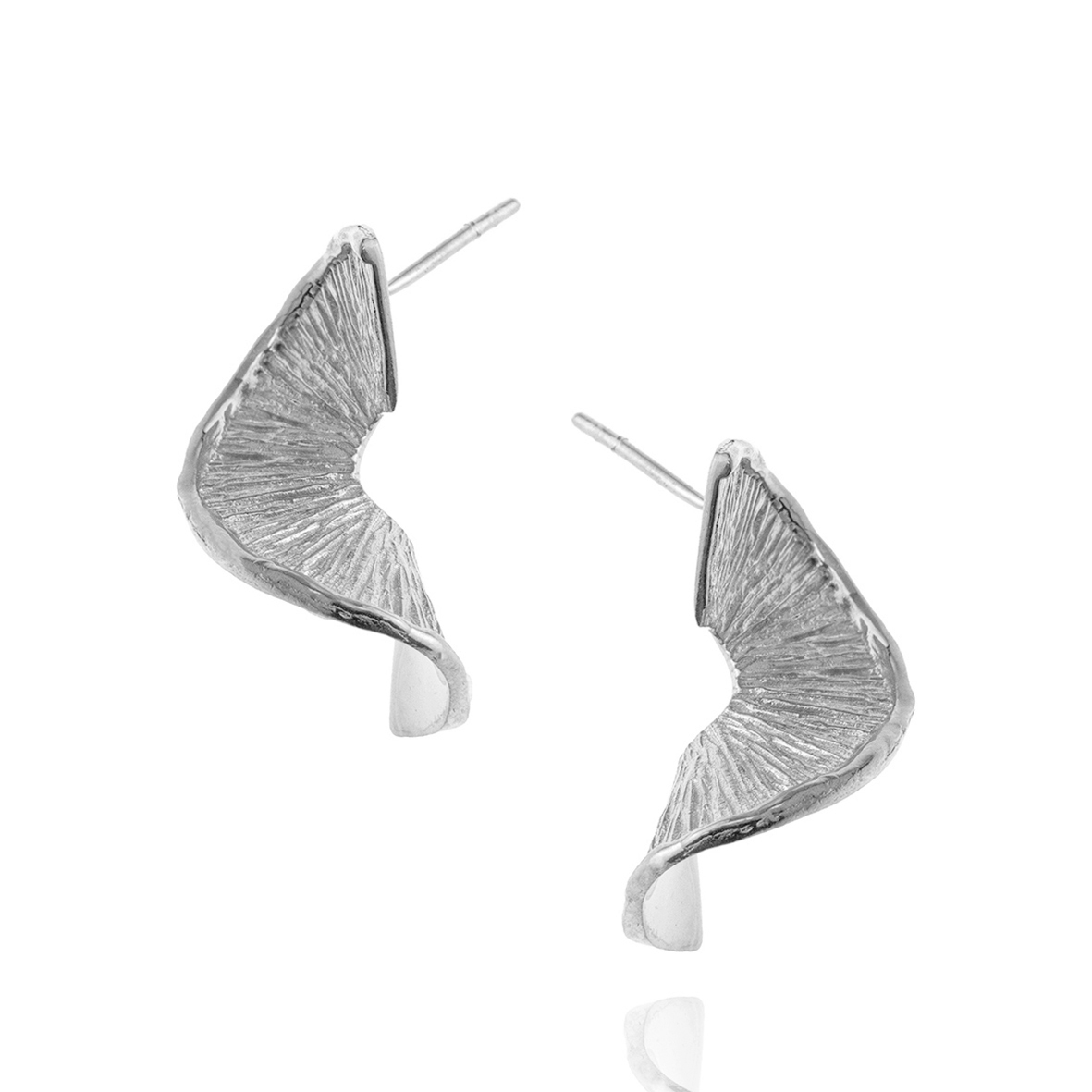 Earring silver 925 rhodium plated